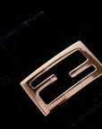 FENDI Corduroy Mamma Baguette Shoulder Bag