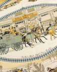 HERMES Carre 90 "Bull & Mouth" Mail Coach Silk Scarf