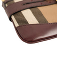 BURBERRY Nova Check Shoulder Bag