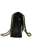 CHANEL 2004-2005 Matelassé 25W Chain Shoulder Bag in Caviar Skin