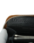 LOEWE 170th Anniversary Signature Round Zip Anagram Long Wallet