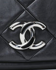 CHANEL 2006-2008 Coco Mark Matelassé Lambskin Shoulder Bag
