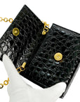SALVATORE FERRAGAMO Vara Mini Chain Belt Bag/Shoulder Bag 2-Way