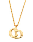 CHRISTIAN DIOR CD Logo Necklace