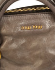 MIU MIU Vitello Lux 2-Way Handbag / Shoulder Bag