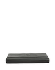 CHANEL Caviar Skin Coco Mark Trifold Wallet