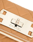 CHANEL 2008–2009 2.55 Chain Matelasse Bicolor Shoulder Bag