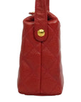 CHANEL 1991–1994 Matelassé Coco Mark Caviar Skin Shoulder Bag