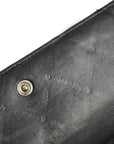 CHANEL 2009–2010 Matelassé Coco Mark Bi-Fold Long Wallet