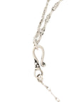 Vintage-Style Heart Rhinestone Necklace