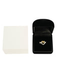 TIFFANY & CO. SV925 K18YG Open Heart Ribbon Ring