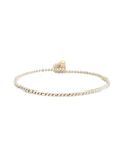 TIFFANY & CO. SV925 K18YG Twist Bangle