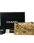 CHANEL 2008-2009 Gold Hardware Shoulder Bag