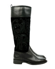 SALVATORE FERRAGAMO Embroidered Long Boots