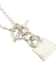 HERMES SV925 Amulette Birkin Necklace