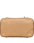 PRADA Jacquard Handbag/Shoulder Bag 2Way