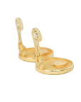 CHRISTIAN DIOR CD Logo Earring