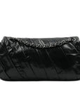 CHANEL 2009-2010 Pleated Shoulder Bag