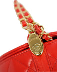 CHANEL Matelassé Lambskin Vanity Bag Handbag/Shoulder Bag
