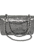 CHANEL 2006–2008 Chain Sequin Shoulder Bag