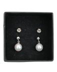 TASAKI K18 White Gold Pearl 7.40mm 2.1g Earring