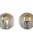 CHRISTIAN DIOR Trotter Logo Plate Earring