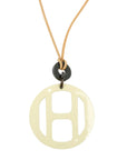 HERMES Nautique H Equip Pendant Necklace