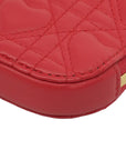 CHRISTIAN DIOR Lady Dior Call'in Dior Phone Holder / Shoulder Bag