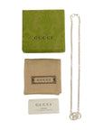 GUCCI SV925 Interlocking G Necklace