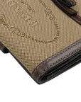 PRADA Jacquard Tri-Fold Wallet
