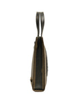 FENDI Logo Pequin Handbag / Backpack / Shoulder Bag 3-Way