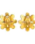 CHANEL Flower Coco Mark Earrings