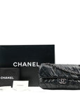 CHANEL 2009-2010 Pleated Shoulder Bag