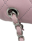 CHANEL 2008–2009 Matelassé Bicolor Chain Shoulder Bag