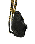 CHANEL 1994-1996 Matelassé Chain Lambskin Backpack