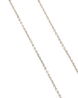 TIFFANY & CO. SV925 K18YG Open Heart Ribbon Necklace