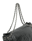 CHANEL 2009-2010 Matelassé Coco Mark Lambskin Shoulder Bag