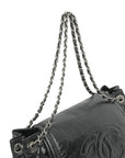 CHANEL 2009-2010 Matelassé Coco Mark Lambskin Shoulder Bag