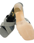 CHANEL Cross Strap Sandals