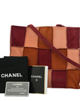 CHANEL 2000–2002 Patchwork Suede Tote Bag
