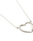TIFFANY & CO. SV925 Twist Heart Necklace