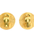 CHANEL Coin Motif Earrings