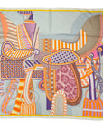 HERMES Carre 90 “La Selle Imaginaire” Imaginary Saddle Scarf