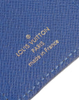 LOUIS VUITTON Damier Azur Porte-Clés Illustre Groom Key Holder M66943