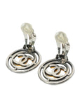 CHANEL Circle Coco Mark Earrings