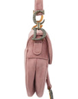 CHRISTIAN DIOR Velvet Saddlebag Handbag