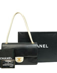CHANEL 2000-2002 Coco Mark Punching Shoulder Bag
