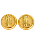CHANEL Button Earrings
