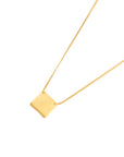 CHRISTIAN DIOR Square Dior Logo Necklace