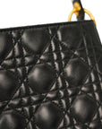 CHRISTIAN DIOR Lady Dior Lambskin Shoulder Bag